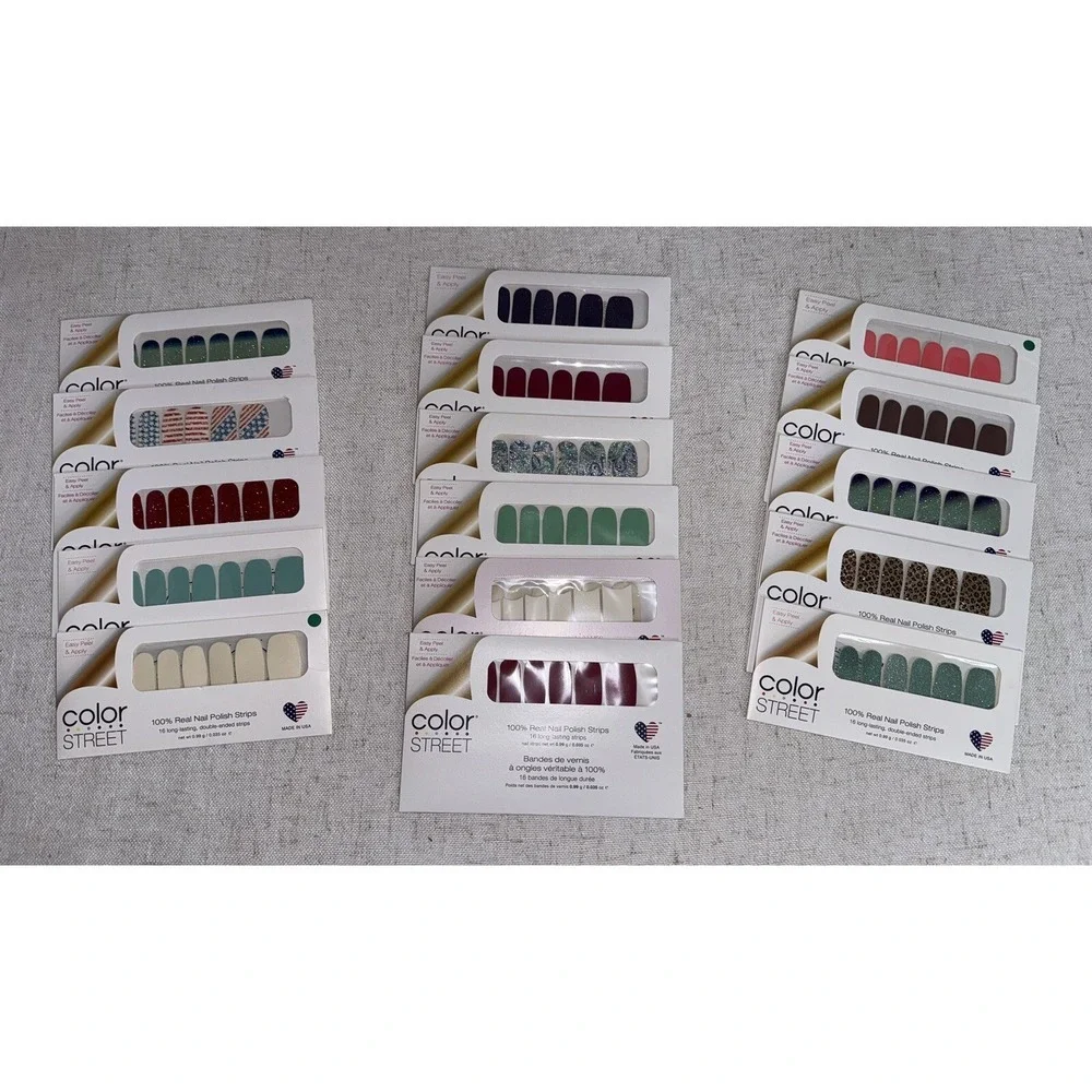 NEW Color Street 16 Bundle Lot‎ Assorted Nail Strips - No Duplicates Value $200+